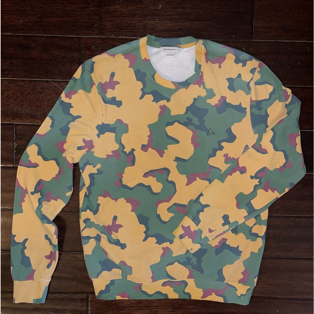 Elevenparis men’s camouflage sweatshirt, size XL